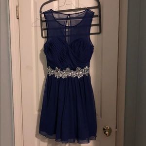 Royal blue dress